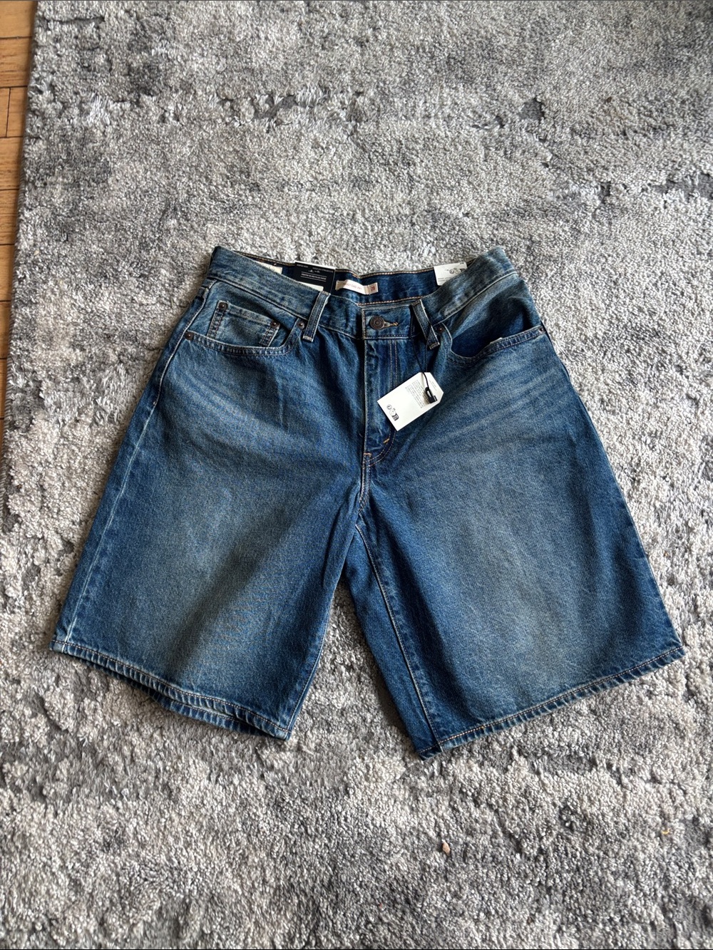 Levi's Blue Denim Jean Shorts